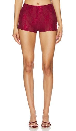 X revolve paloma shorts en color rojo talla M en - Red. Talla M (también en S) - Somebodee - Modalova