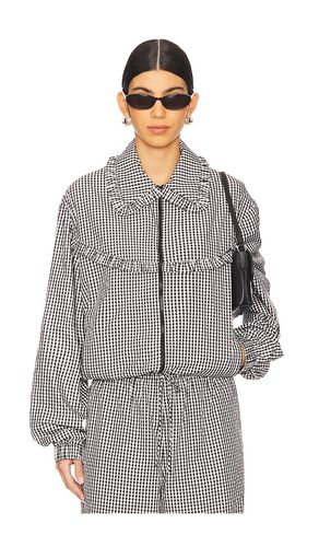 Archie Ruffle Trim Track Jacket in ,. Size 1/S, 2/M - Tanner Fletcher - Modalova