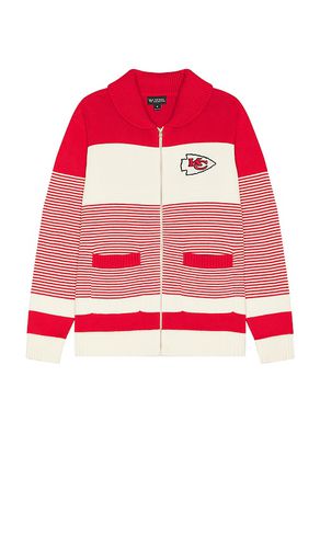 Suéter con cremallera completa chiefs en color rojo talla L en - Red. Talla L (también en M, S, XL/1X) - The Wild Collective - Modalova