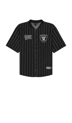 Jersey con cremallera en la parte delantera raiders en color talla L en - Black. Talla L (también - The Wild Collective - Modalova