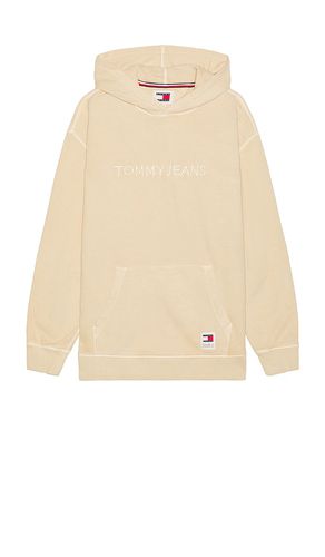 Sudadera classic en color beige talla L en - Beige. Talla L (también en M, S, XL/1X) - Tommy Jeans - Modalova