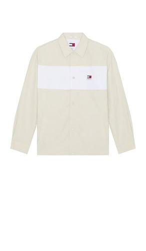 Colourblock Nylon Overshirt in . Taglia M, S, XL/1X - Tommy Jeans - Modalova