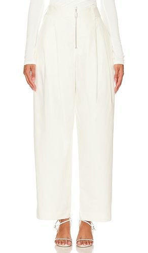 Pantalón con trabillas otto en color talla L en - White. Talla L (también en M, S, XS) - The Line by K - Modalova