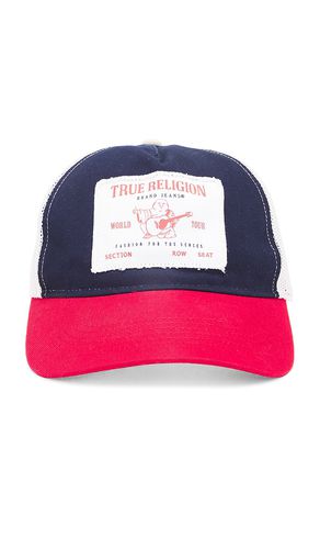 Frayed Edge Buddha Trucker Hat in - True Religion - Modalova