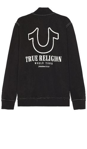 Big T Pigment Zip Mock Neck Sweatshirt in . Size M, S, XL/1X - True Religion - Modalova