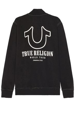 Big T Pigment Zip Mock Neck Sweatshirt in . Size M - True Religion - Modalova