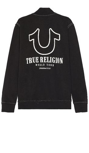 Big T Pigment Zip Mock Neck Sweatshirt in . Size M, XL/1X - True Religion - Modalova