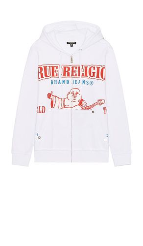 Exaggerated Icon Zip Hoodie in . Taglia M, S, XL/1X - True Religion - Modalova