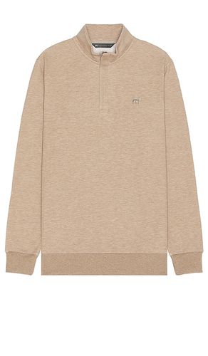 Jersey cloud quarter zip 2.0 en color marrón talla L en - Brown. Talla L (también en S) - TravisMathew - Modalova