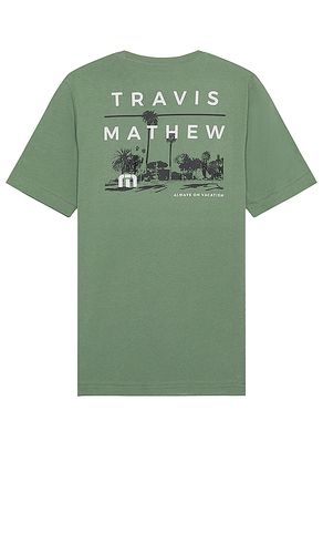 Camiseta greenway trail en color verde talla L en - Green. Talla L (también en M, S, XL/1X) - TravisMathew - Modalova