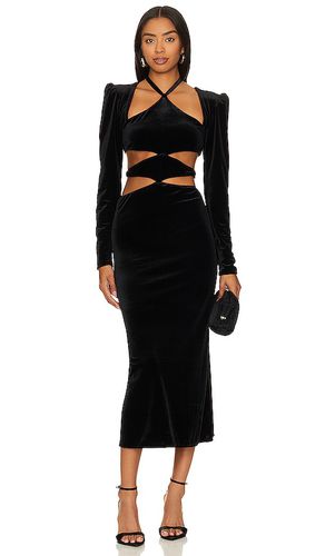 Vestido midi material girl en color talla L en - Black. Talla L (también en S, XS) - Undress Code - Modalova