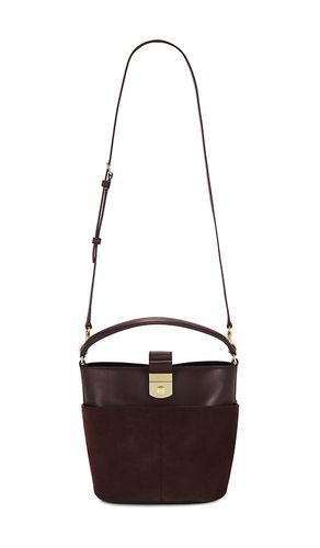 The Crest Lock Bucket Bag in - Veronica Beard - Modalova