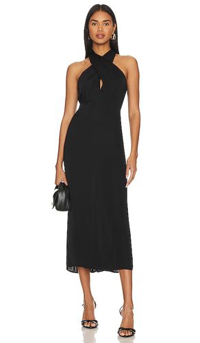 Vestido midi stephanie en color talla M en - Black. Talla M (también en XS) - Velvet by Graham & Spencer - Modalova