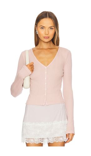 Drew top en color rosado talla L en - Pink. Talla L (también en M, S, XS) - Velvet by Graham & Spencer - Modalova