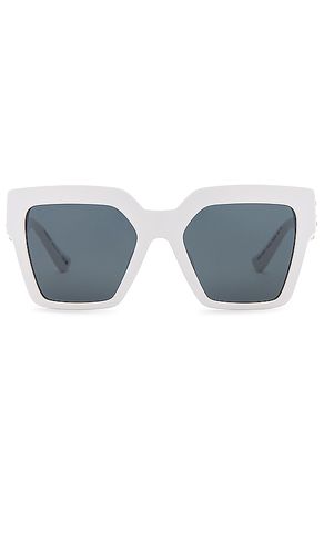 VERSACE Square Sunglasses in White - VERSACE - Modalova