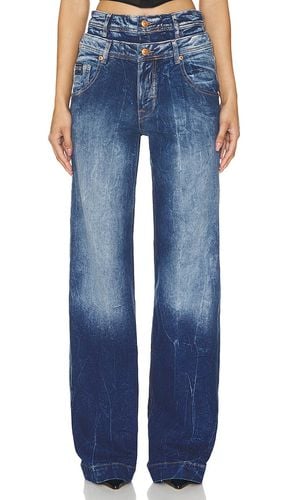 Jean pierna ancha en color azul talla 24 en Índigo - Blue. Talla 24 (también en 25, 26, 27, 28) - Versace Jeans Couture - Modalova