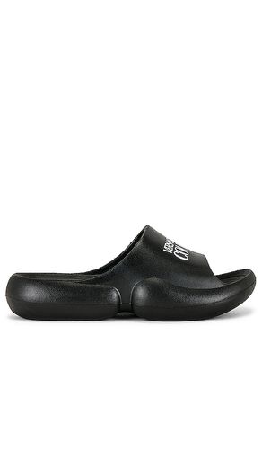 Sandalia slide en color talla 35 en - Black. Talla 35 (también en 36, 37, 38, 39) - Versace Jeans Couture - Modalova