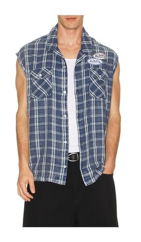 Sleeveless Flannel Button Down Shirt in . Size S. Also in M - Von Dutch - Modalova