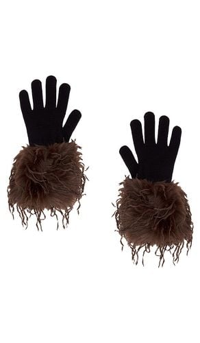 Knitted Gloves With Faux Fur Trim in - Vaillant - Modalova