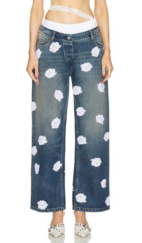 Jeans de mezclilla lavados y manchados polka dot en color denim claro talla 36 en - Denim-Light. Talla 36 (también en 40) - Vaillant - Modalova