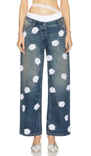 Jeans de mezclilla lavados y manchados polka dot en color denim claro talla 38 en - Denim-Light. Talla 38 (también en 40) - Vaillant - Modalova