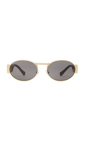 VERSACE Oval Sunglasses in Grey - VERSACE - Modalova