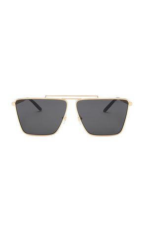 Tubular greca square sunglasses in color metallic size all in - Metallic . Size all - VERSACE - Modalova