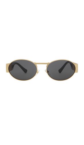 Gafas de sol en color oro metálico talla all - VERSACE - Modalova