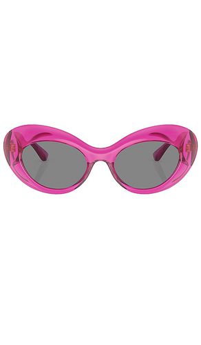 VERSACE Oval Sunglasses in Pink - VERSACE - Modalova