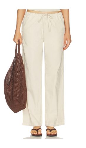 Siena Cotton Poplin Pant in . Size L. Also in M, S - VIR VITA - Modalova