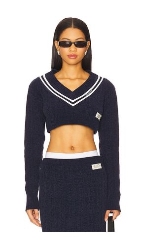Cable Cropped Sweater in . Size L. Also in M, S - WE11DONE - Modalova