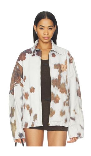 Cowhide Print Work Jacket in . Size S. Also in M - WE11DONE - Modalova