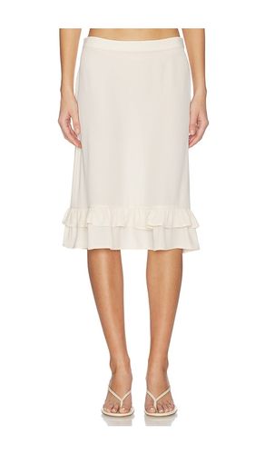 Frill Midi Skirt in . Size L. Also in M, S, XL - With Harper Lu - Modalova