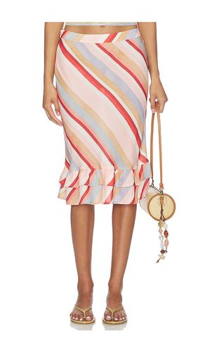 Frill Midi Skirt in . Size S. Also in XS, M, L - With Harper Lu - Modalova