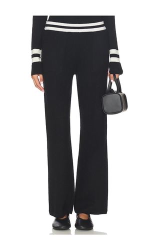 Cashmere Striped Wide Leg Pant in . Size S. Also in M - White & Warren - Modalova