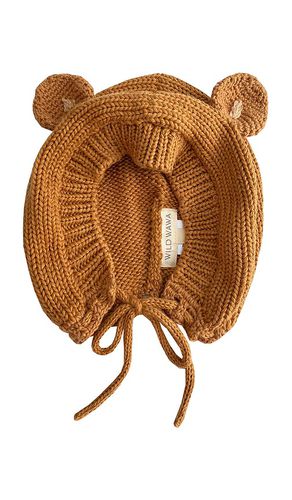 Kids Knitted Bear Bonnet in . Taglia 2-4Y - Wild Wawa - Modalova