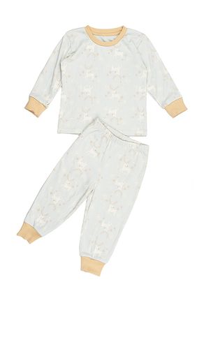 Pijama holiday en color bebe azul talla 18/24 en - Baby Blue. Talla 18/24 (también en 2/3, 3/4, 5/6) - Wild Wawa - Modalova