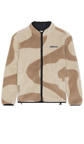 Cinchable Sherpa Fleece Zip Up Jacket in . Size L, S, XL/1X - Whitespace - Modalova