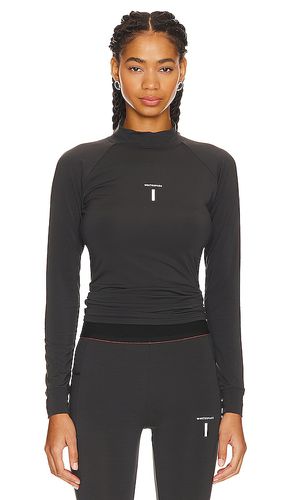 Camiseta interior de peso medio con cuello simulado. graphene en color talla M en - Black. Talla M (también en L, S - Whitespace - Modalova