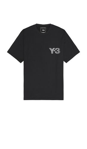 Camiseta logo en color talla L en - Black. Talla L (también en M, S, XL/1X) - Y-3 Yohji Yamamoto - Modalova