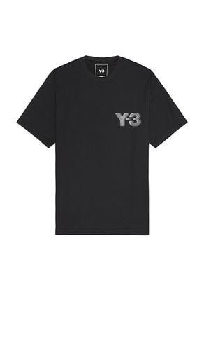 Camiseta logo en color talla L en - Black. Talla L (también en M) - Y-3 Yohji Yamamoto - Modalova