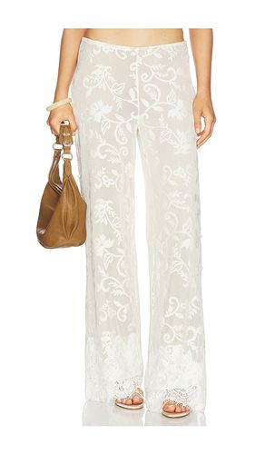 Lottie Lace Pant in . Size S. Also in XS, M, L - Yellow The Label - Modalova
