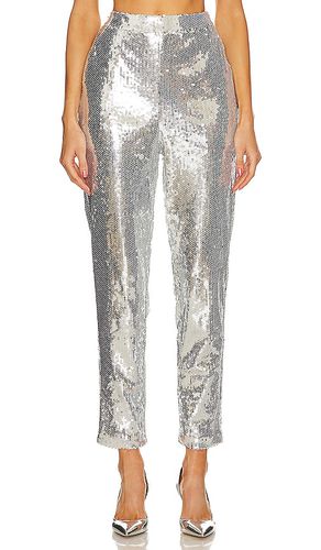 Pantalón sochi en color plateado metálico talla M en - Metallic Silver. Talla M (también en S, XS) - Yumi Kim - Modalova