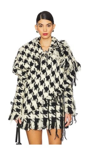 Houndstooth Knotted Jacket in . Size M, S, XL - Yuhan Wang - Modalova