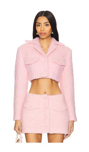 Faux Fur Cropped Jacket in . Size M, S, XL - Yuhan Wang - Modalova