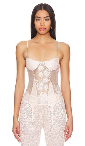 Lace Corset Top in . Size S, XL - Yuhan Wang - Modalova