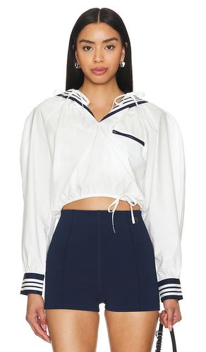 Blusa marinera en color talla S en - White. Talla S (también en L, XL) - Yuhan Wang - Modalova