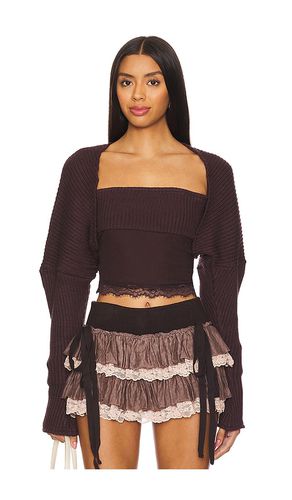 Cranberry choco bolero en color burgundy talla L en - Burgundy. Talla L (también en M, XS) - Zemeta - Modalova