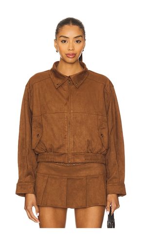 Mocca Suede Jacket in . Size M. Also in L - Zemeta - Modalova