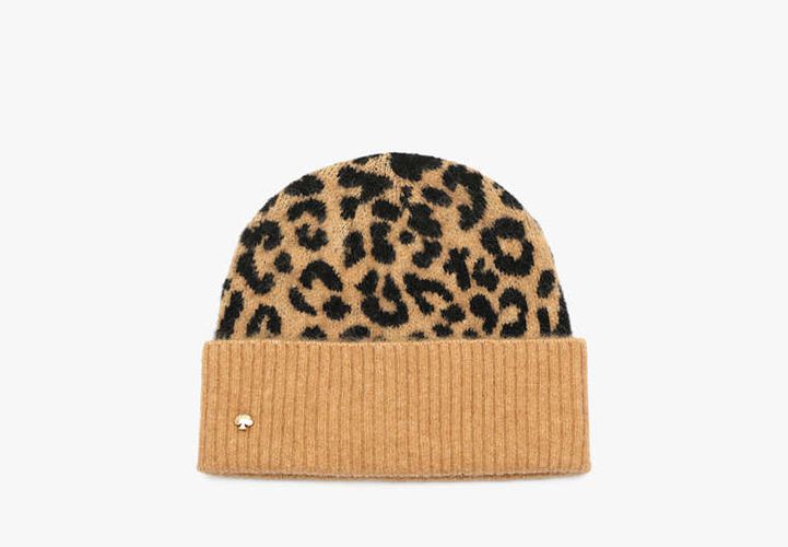 Classic Leopard Beanie - Kate Spade New York - Modalova